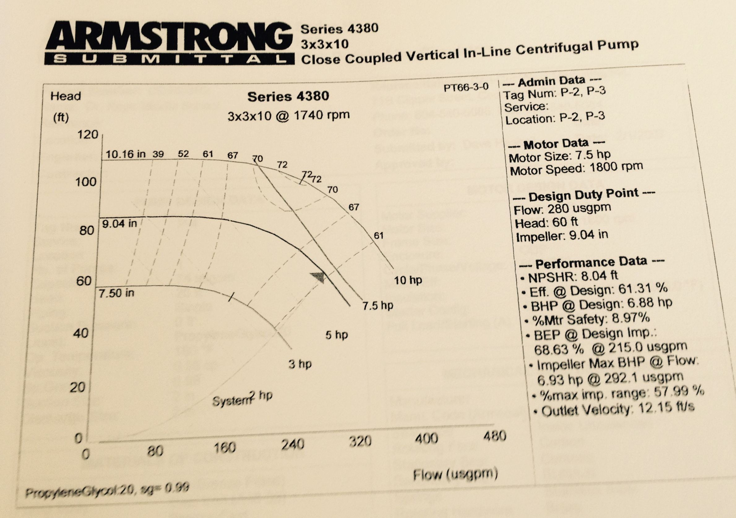 Armstrong Centrifugal Pump Supplier Worldwide Used 4380 Series