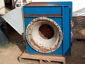 Chicago 22.5 inch dia. centrifugal blower. 15 in. inlet, 19.5 in. X 22 in. discharge.