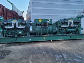 3200kW Detroit Diesel Tandem Generator