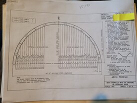 45ft x 90ft Steel Arch Building