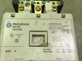 Westinghouse Size 3 Electric Starter