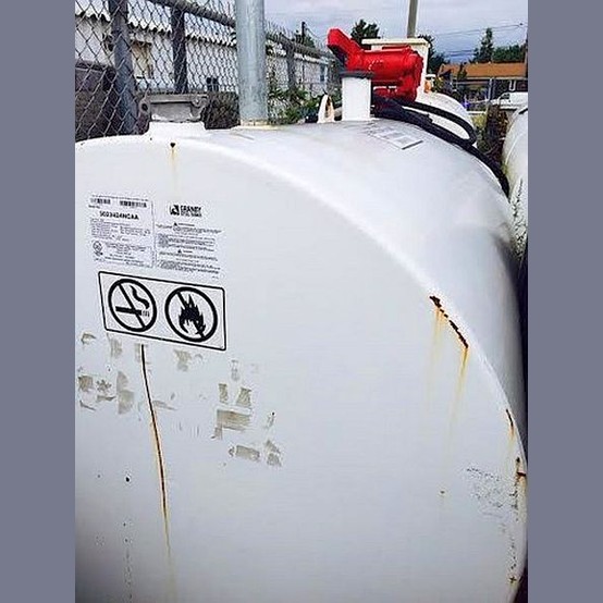 Used 2,000 Gallon Single Wall Fuel Tank For Sale Steel Fuel Storage