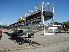 Superior 36 in x 100 ft PRSC Stacking Conveyor