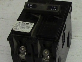 Interruptor Siemens de 2 polos 15 amps 