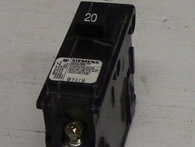 Interruptor Siemens de 1 Polo 20 amp