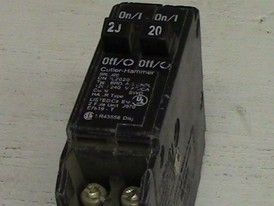 Interruptor Cutler Hammer de 1 Polo Tandem 20 Amp