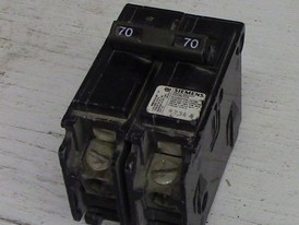 Interruptor de Empuje Siemens de 2 Polos 70 amp