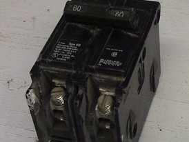 Interruptor Siemens de 2 polos 60 amp Tipo BQ