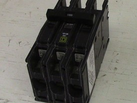 Interruptor Square D de 3 Polos 100 Amp Tipo QOU