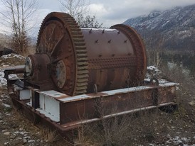 6 ft. x 6 ft. Rubber Lined Ball Mill