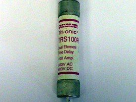 Fusible Ferraz Shawmut Tri-Onic Clase RK5 de 100 amp