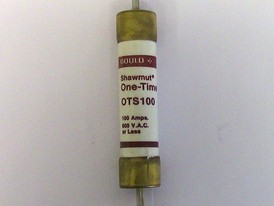 Gould 100 Amp One-Time Fuse
