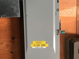 Siemens 200 Amp 600 Volt Fusible Disconnect