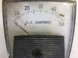Electro-Meter 0-50 Amp Analog Ammeter