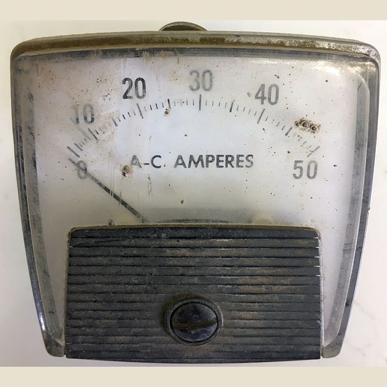 Used ElectroMeter 050 Amp Analog Ammeter For Sale