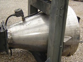 Stainless Steel 10 cu. ft. Conical Hopper 