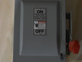 Interruptor de Seguridad de Trabajo Pesado Siemens de 30 amp