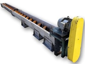 12" dia. X 24' long Industrial Screw Auger Conveyor