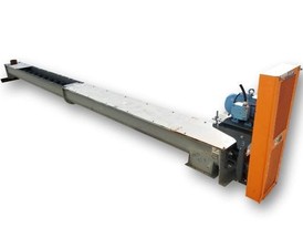 9" dia. X 20' Long Industrial Screw Auger Conveyor