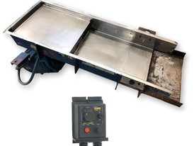 FMC 18in. wide x 53in. long Vibrating Pan Feeder