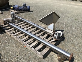 6 in. x 9.5 ft. Stainless Screw Conveyor