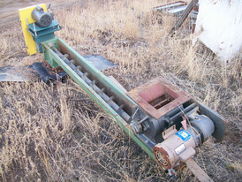 Used Auger. 6 in. x 7 ft Long.1/2 HP Motor.