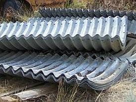 48ft x 10.5ft Diameter Multi-Plate Culvert. Comes in 12ft lengths, with nuts and bolts.