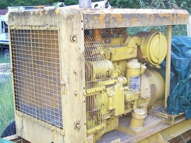 30 KW Cat Diesel Generator. 480/240-208/120 Volt. Mounted on Tandem Axle Chassis.