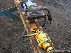 Used Atlas Copco Drill Slide & Boom.  Approximately 6 ft Long.