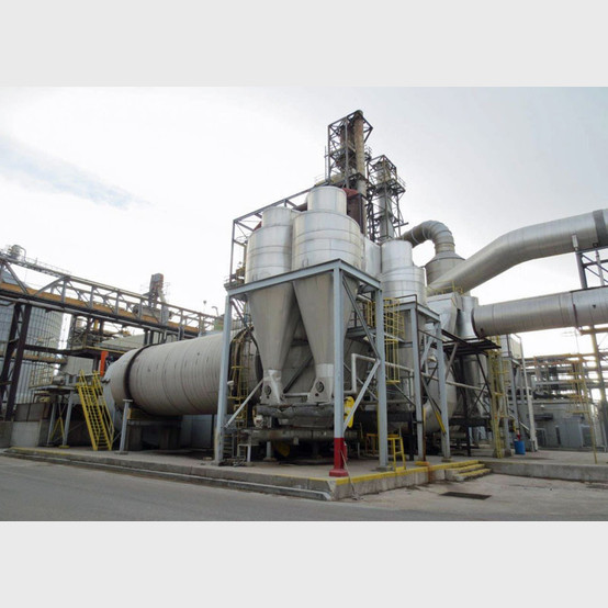 Used ICM Stainless Steel Rotary Dryers. 13.5 ft. dia. x 40 ft. Long. Model 40136L. Eclipse 22V