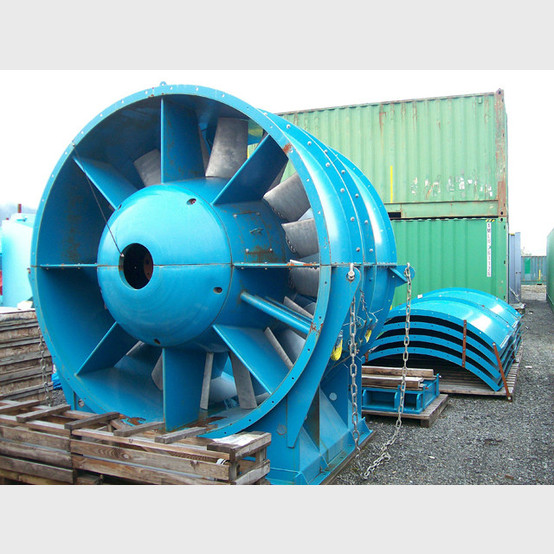 Used Electric Ventilation Fan. 112 in. Dia Mine Fan.