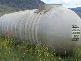10,000 Gallon Fibre Glass Water Storage Tank