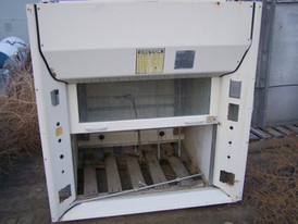 Used Assay & Lab Equipment. TSS Fume Hood. 36 in. wide x 28 in. deep.  Comes with sliding glass front.