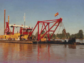 Ellicott 24 in. Cutter Suction Dredge, Cat Power, Complete with Components. PRESENTLY OFF MARKET UNTIL FURTHER NOTICE