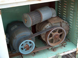 ROOTS Model 710 AF horizontal blower. With Westinghouse 30hp motor.