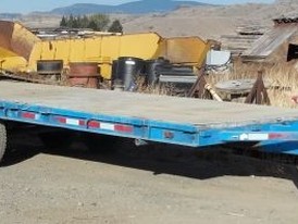 24 ft. Dual Axle Trailer. c/w 42 in. Extension Tongue.