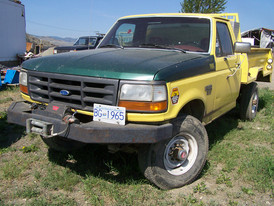 93 Ford Diesel F250 4X4. With spare tire, aluminum lock up box and Warn winch.