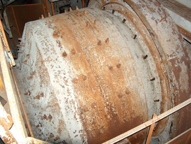 Molino de Bola Cónico Hardinge de 10 ft. diámetro x 4 ft. de largo