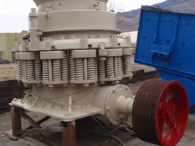 Used Symons Cone Crusher. 4.25 ft. Dia. 200 HP Electric Motor.