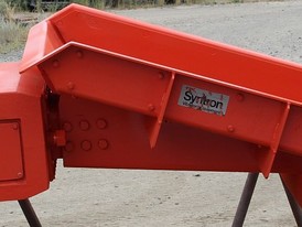 Syntron Vibrating Pan Feeder, 42in. wide X 60in. long for sale