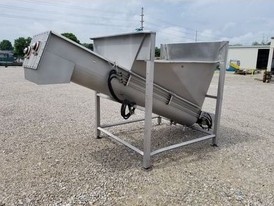 16in Dia. x 10ft. Long Stainless Friensens Twin Screw Conveyor