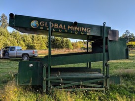 Planta de Lavado Global Mining Solutions de 4 ft x 8ft 3in. 