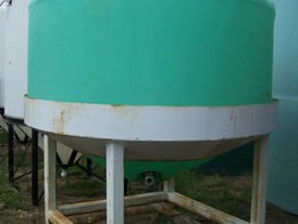Conical 1500 Gallon Polyethylene Tank