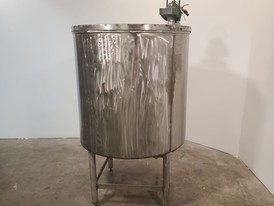 220 Gallon Stainless Steel Vertical Mix Tank