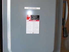 Federal Pioneer 200 amp Fusible Disconnect
