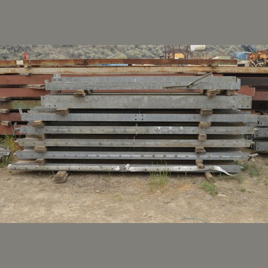8 in. x 5 in. Galvanized Steel H Beam For Sale Used 8 in. x 5 in