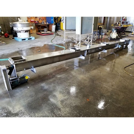 10 in. x 20 ft. Stainless Steel Auger for sale used augers for sale
