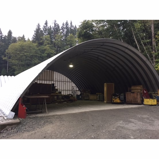 40 ft. x 25 ft. Steel Quonset Hut