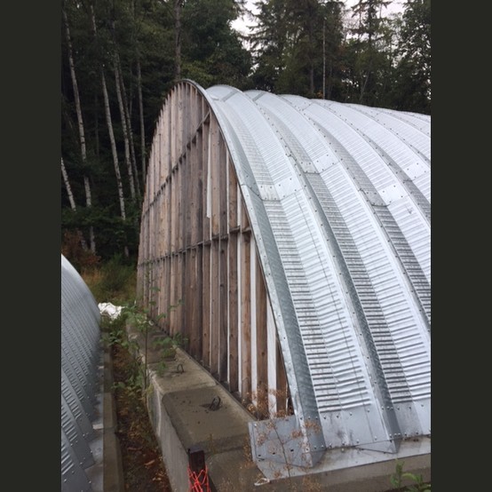 40 ft. x 25 ft. Steel Quonset Hut