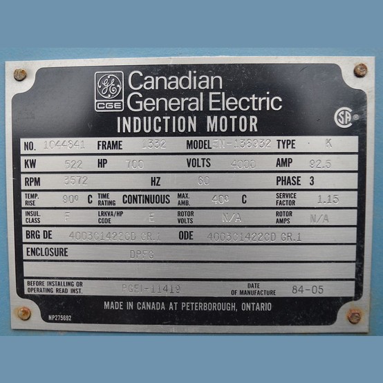 Canadian General Electric Motor